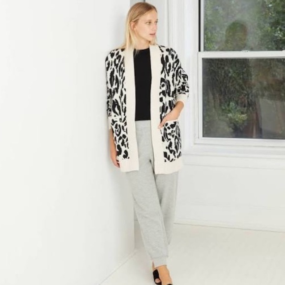 Who What Where Leopard print‎ open cardigan chunky - Picture 4 of 4